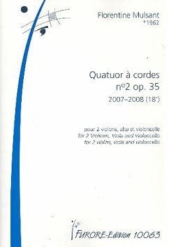 Quatuor ŕ cordes op.35 pour 2 violons, alto et violoncelle partition et parties