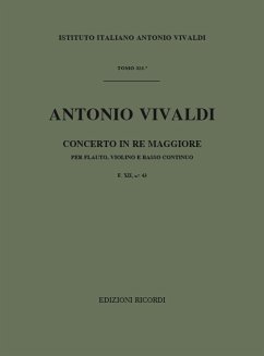 A. Vivaldi Concerti Per Strumenti Diversi E B.C.: Concerti Per Complessi Vari Senza Orches