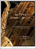 La fille aux cheveux de lin pour 4 saxophones (SATB) partition et parties