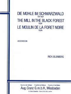 Cover Die Mühle im Schwarzwald op.52 Idylle für Akkordeon