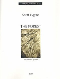 Cover The Forest for 4 clarinets (diverse instruments) score and parts