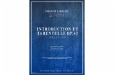 Introduction et tarantelle op.43 pour clarinette et piano