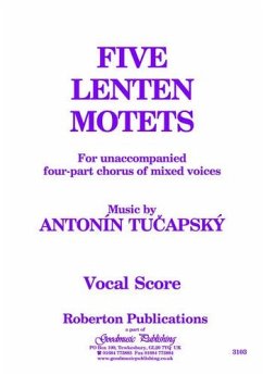 5 Lenten Motets for mixed chorus a cappella score (lat/en)