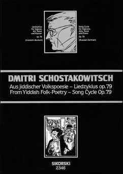 Cover Aus jiddischer Volkspoesie op.79 Liedzyklus für Sopran, Alt, Tenor und Klavier (ru/dt)