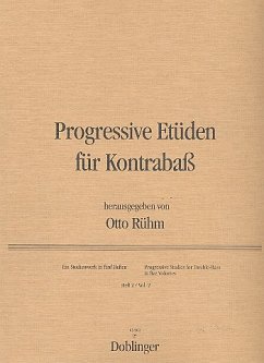 Cover Progressive Etüden Band 2 für Kontrabass