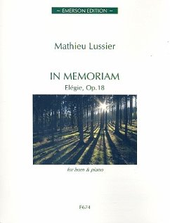 Cover In memoriam op.18 for horn and piano