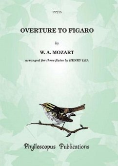 Cover Wolfgang Amadeus Mozart Arr: Henry Lea Ed: F H Nex and C M M Nex Overture to Figaro. flute trio
