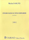 Études dans le style hongrois vol.2 pour piano