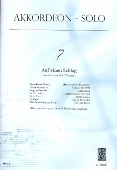 Cover Sieben auf einen Schlag Band 3 für Akkordeon