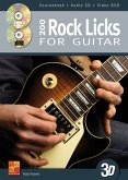 200 Rock Licks For Guitar In 3D Gitarre Buch + CD + CD-ROM 200 Rock Licks For Guitar In 3D Gitarre Buch + CD + CD-ROM
