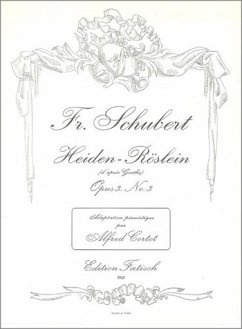 Cover Heiden-Röslein op.3 no.3 pour piano
