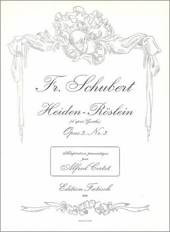 Heiden-Röslein op.3 no.3 pour piano Heiden-Röslein op.3 no.3 pour piano