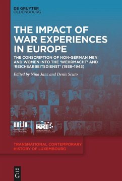 Cover The Impact of War Experiences in Europe
