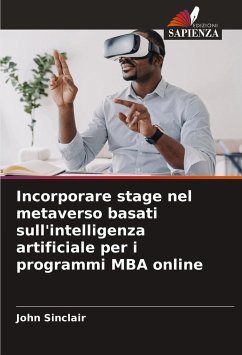 Incorporare stage nel metaverso basati sull'intelligenza artificiale per i programmi MBA online - Sinclair, John