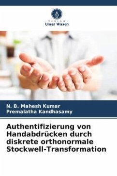 Cover Authentifizierung von Handabdrücken durch diskrete orthonormale Stockwell-Transformation
