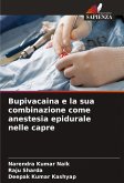 Bupivacaina e la sua combinazione come anestesia epidurale nelle capre