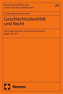 Cover Geschlechtsidentität und Recht (eBook, PDF)