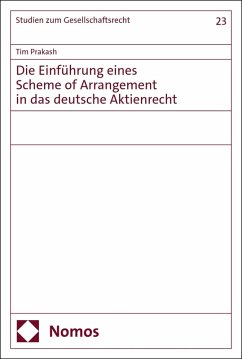 Cover Die Einführung eines Scheme of Arrangement in das deutsche Aktienrecht (eBook, PDF)