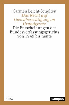 Das Recht auf Gleichberechtigung im Grundgesetz (eBook, PDF) - Leicht-Scholten, Carmen