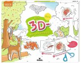 Mein 3D Mal- und Sachbuch - Wald 