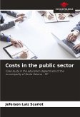 Costs in the public sector