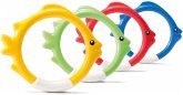 Intex Tauchringe "Fish Ring", 4er Set, 4 Farben Intex Tauchringe "Fish Ring", 4er Set, 4 Farben