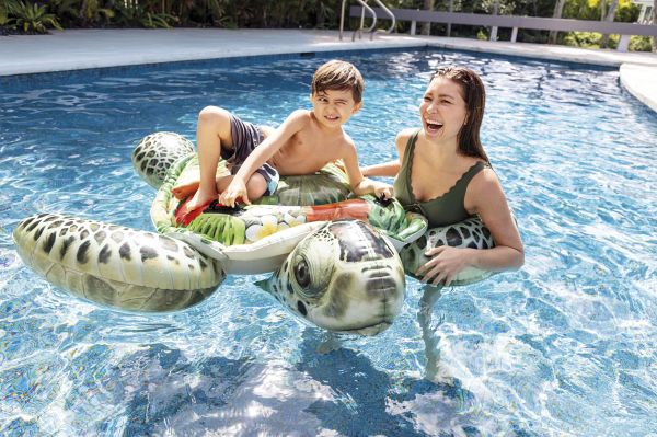 Intex Wellenreittier Schildkröte, 191x170cm, ab 3 Jahren