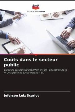 Coûts dans le secteur public - Scariot, Jeferson Luiz