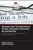 Analyse des introductions et des résumés d'articles de recherche