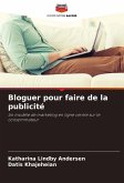 Bloguer pour faire de la publicité