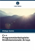 C++ Programmierbeispiele: Eindimensionale Arrays