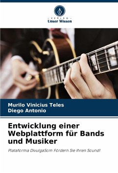 Cover Entwicklung einer Webplattform für Bands und Musiker