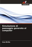 Simulazione di paesaggio generata al computer Simulazione di paesaggio generata al computer