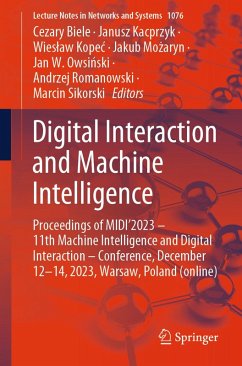 Digital Interaction and Machine Intelligence (eBook, PDF)
