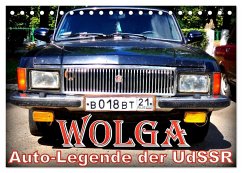 WOLGA - Auto-Legende der UdSSR (Tischkalender 2025 DIN A5 quer), CALVENDO Monatskalender