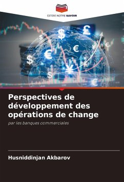 Cover Perspectives de développement des opérations de change
