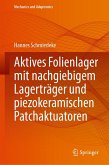 Aktives Folienlager mit nachgiebigem Lagerträger und piezokeramischen Patchaktuatoren