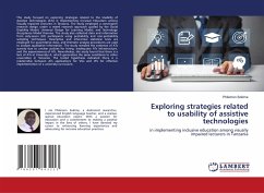 Exploring strategies related to usability of assistive technologies