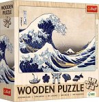 Holz Puzzle 200 - Die Große Welle in Kanagawa / Hokusai Katsushika