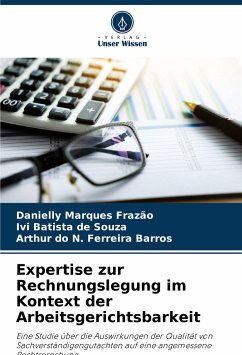 Expertise zur Rechnungslegung im Kontext der Arbeitsgerichtsbarkeit - Marques Frazão, Danielly;Souza, Ivi Batista de;Barros, Arthur do N. Ferreira