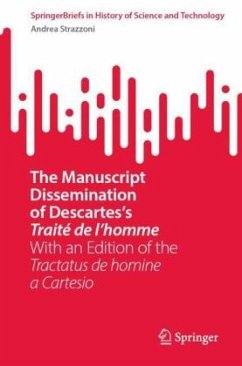 Cover The Manuscript Dissemination of Descartes's Traité de l'homme