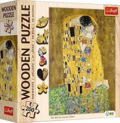 Cover Holz Puzzle 200 - Der Kuss / Gustav Klimt