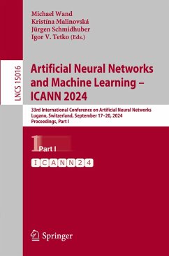 Cover Artificial Neural Networks and Machine Learning - ICANN 2024