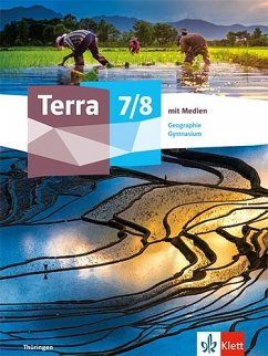 Cover Terra Geographie 7/8. Schulbuch mit Medien Klasse 7/8. Ausgabe Thüringen Gymnasium