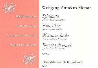 Spielstücke für 2 Sopranblockflöten Spielpartitur