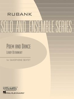 Cover Leroy Ostransky, Poem and Dance 6 Saxes Buch