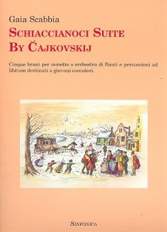 Cover Nussknacker Suite für 9 Flöten (Schlagwerk ad lib) Partitur und Stimmen