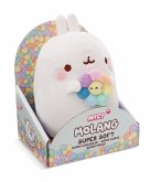 Nici 61165 Kuscheltier MOLANG mit Regenbogenblume 24cm in