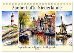 Zauberhafte Niederlande (Tischkalender 2025 DIN A5 quer), CALVENDO Monatskalender - Calvendo;Kleemann, Claudia