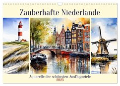 Zauberhafte Niederlande (Wandkalender 2025 DIN A3 quer), CALVENDO Monatskalender